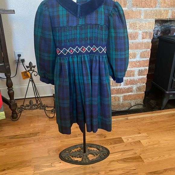 Heirloom Polly Flinders Toddler Girls Smocked Dress size 3 - Picture 2 of 15